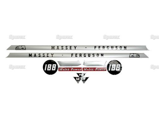 Kit Autocolantes - Massey Ferguson 188 (S.41186)