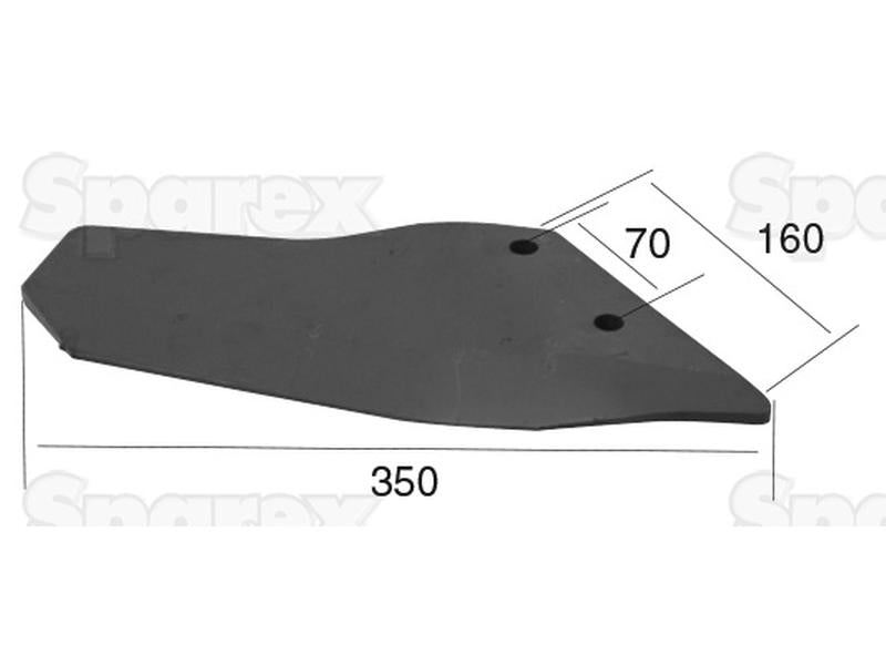 Hardfaced Wing 350x11mm Direito Aplicavel em: 3374418 (S.59724)