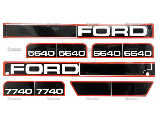 Kit Autocolantes - Ford / New Holland 5640 6640, 7740 (S.68246)
