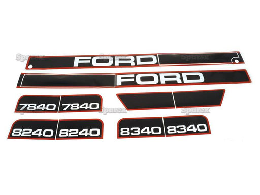 Kit Autocolantes - Ford / New Holland 7840, 8240, 8340 (S.68372)
