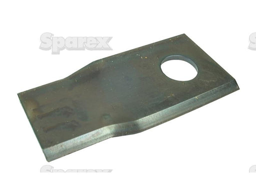 Faca - Twisted blade, bottom edge sharp & parallel - 105 x 48x3mm - Orifício Ø19mm - Direito - Acessorios para Claas, PZ Aplicavel em: 9041778 (S.77055)
