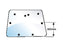 vidro superior traseiro (S.10010)