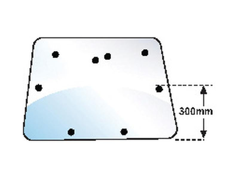 vidro superior traseiro (S.10010)