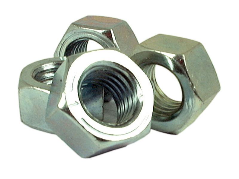 Porca sextavada imperial , Tamanho da rosca: 5/8'' UNC (DIN or Standard No. DIN 934) Resistência à tração: 8.8 (S.1010)