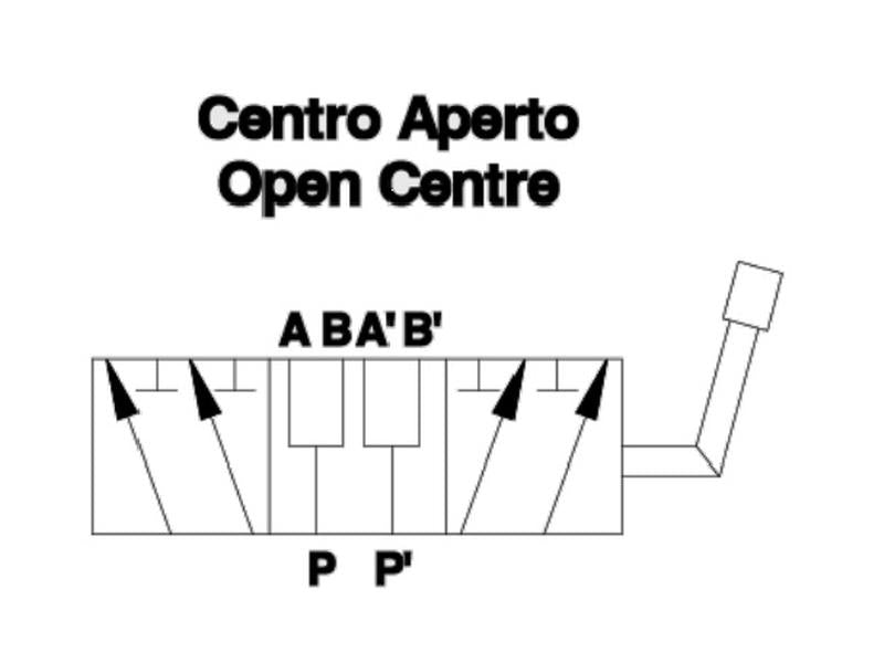 MARCHESINI Válvula rotativa hidráulica - desviador de 6 portas 3/8'' BSP (60 L/min Taxa de fluxo) (S.101605)