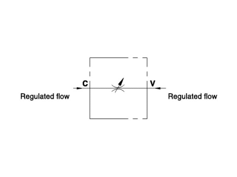 Valvula Controlo Fluxo bidirecional 1/4 (S.101631)