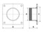 Brida roscada 5'' BSPT (130mm) (galvanizado) (S.103086)