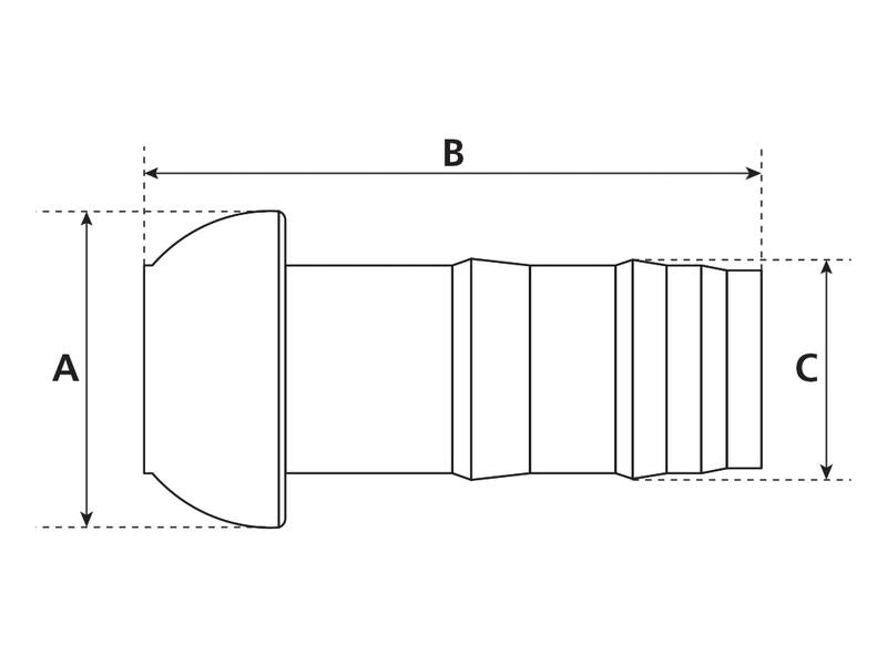 Acoplamento - Macho 6'' (159mm) x6'' (152mm) (S.103164)