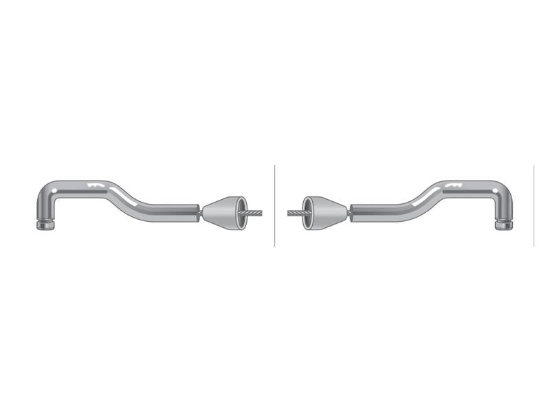 Cabo acelerador - Comp: 1759mm, Comprimento externo do cabo: 1456mm. (S.103212)