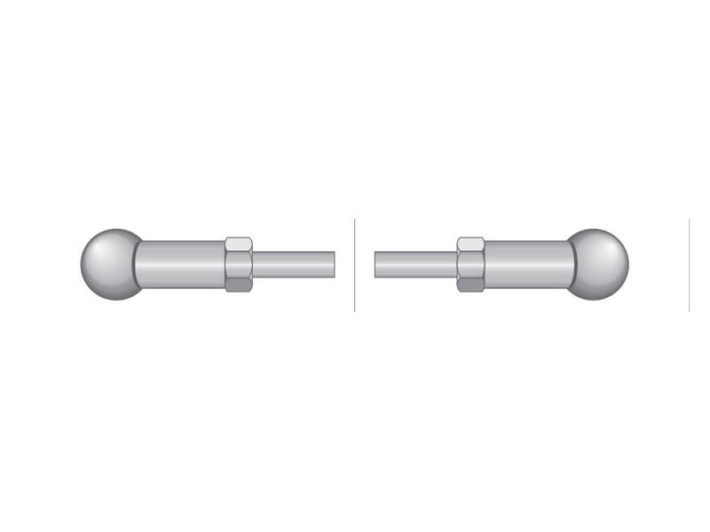 Cabo acelerador - Comp: 902mm, Comprimento externo do cabo: 747mm. (S.103235)
