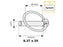 Agripak 25 un. Cavilha de mola 6mm x 44.5mm (S.10519)