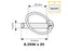 Agripak 25 un. Cavilha de mola 9.5mm x 44.5mm (S.10521)