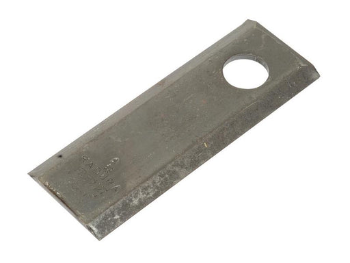 Faca - Faca plana - 114 x 50x4mm - Orifício Ø19mm - Esq./Dt. - para JF, Stoll Aplicavel em: 13800027 (S.105670)