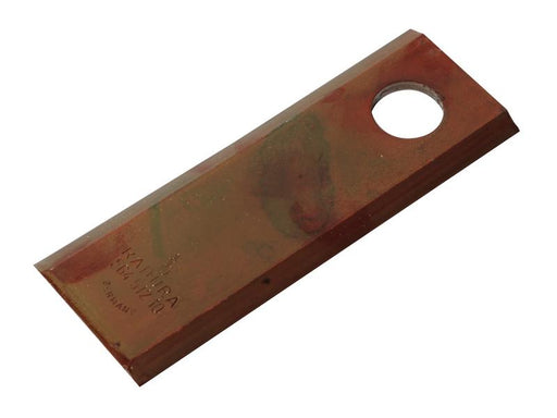 Faca - Faca plana - 123 x 40x4mm - Orifício Ø18.25mm - Esq./Dt. - para Kuhn Aplicavel em: 56451210 (S.105674)