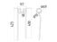 Mola - Dt. - Comp:420mm, Larg:114mm, Ø10mm - para Kverneland, Taarup Aplicavel em: 67274100 (S.106254)
