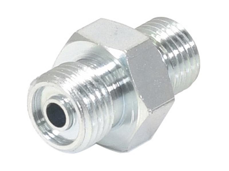 Adaptador hidráulico 1/4'' BSP Macho x 9/16'' ORFS Macho Anel de vedação Less (S.10684)