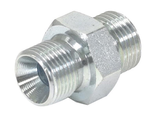 Adaptador hidráulico 3/8'' BSP Macho x 11/16'' ORFS Macho Anel de vedação Less (S.10685)