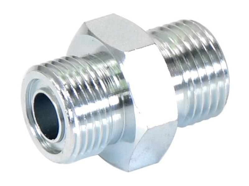 Adaptador hidráulico 1/2'' BSP Macho x 13/16'' ORFS Macho Anel de vedação Less (S.10686)