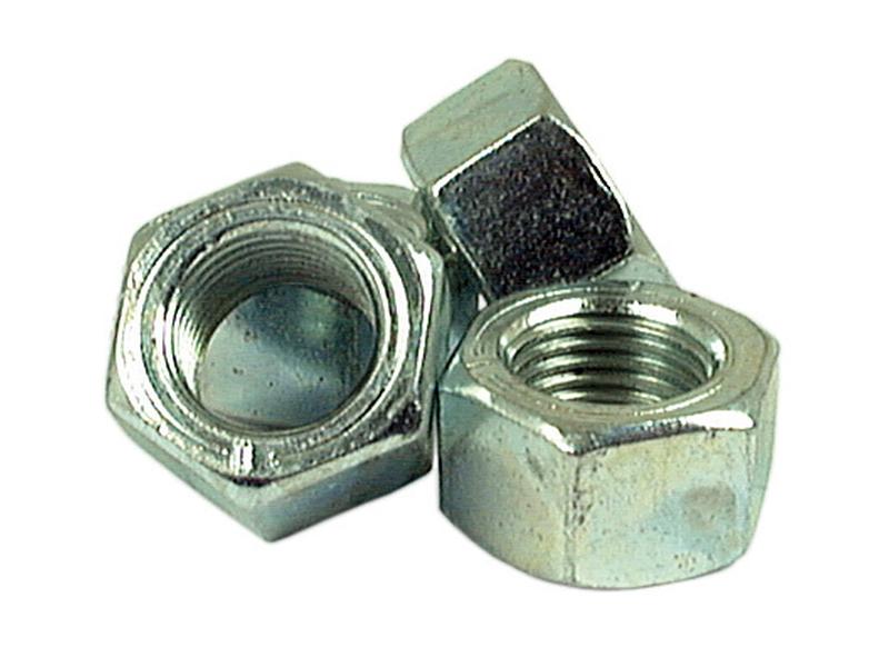 Porca sextavada imperial , Tamanho da rosca: 1/2'' UNF (DIN or Standard No. DIN 934) Resistência à tração: 8.8 (S.1073)