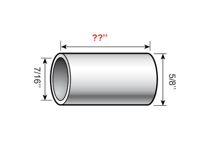 Casquilho - ID 11mm - D.Ext 16mm - Comp 38mm (S.1078)