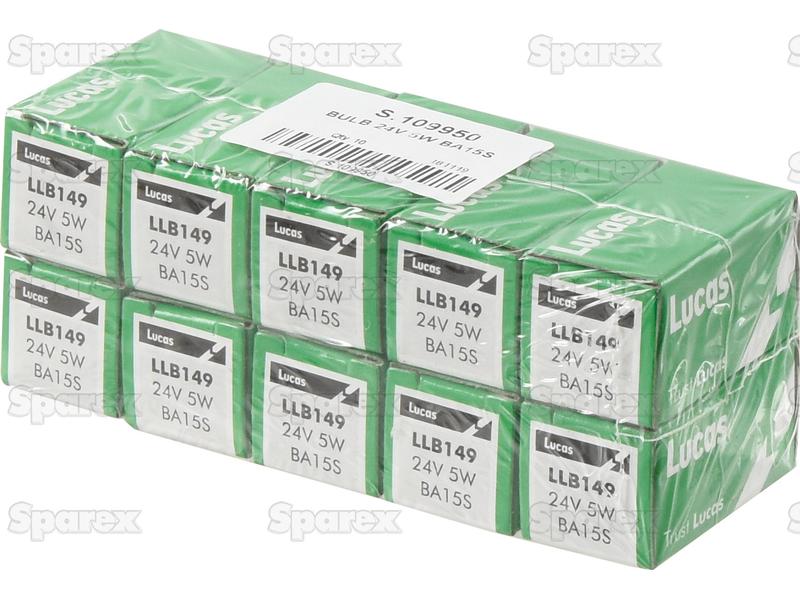 Lâmpada 24V BA15s Caixa 1 un. (S.109950)