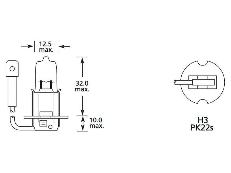Lâmpada 24V PK22s Caixa 1 un. (S.109976)