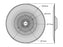Disco - D.Ext :995mm, - para PZ, Deutz-Fahr, Taarup, Vicon Aplicavel em: ET-049 (S.110587)