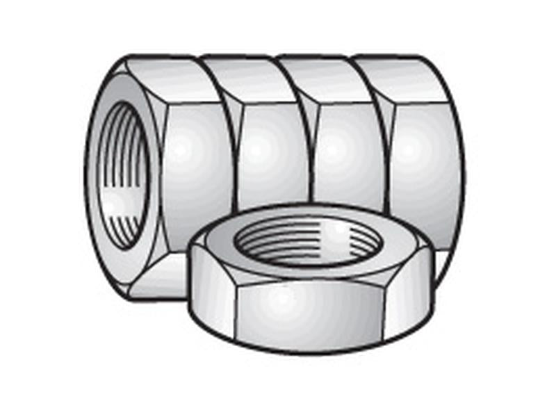 Agripak 10 un. Porca sextavada Mt M6x1.00mm (S.11139)