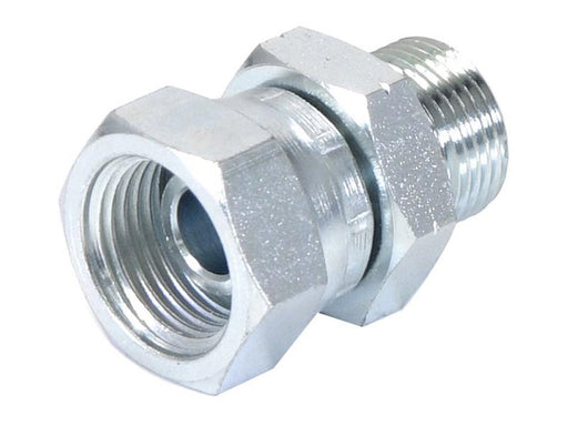 Adaptador hidráulico M20 x 1.50 Métrica Macho x 1/2'' BSP Fêmea giratória (S.11210)