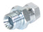 Adaptador hidráulico 1/2'' BSP Macho x 3/4'' JIC Fêmea giratória (S.11221)