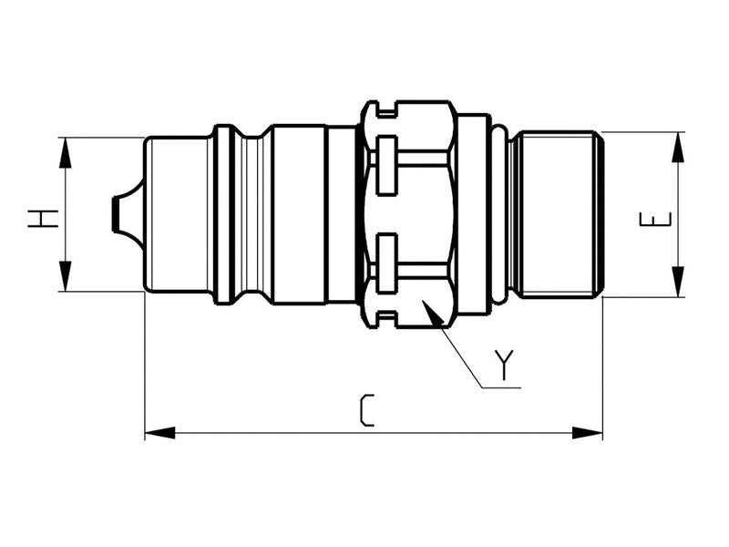 Valvula Macho M16 x 1.50 CPV-CNV Series (S.112652)