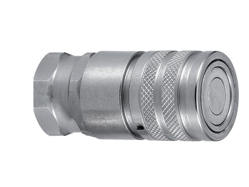 Valvula fêmea plana 1/4'' Tamanho corpo x 1/4'' BSP Rosca fêmea (S.112681)