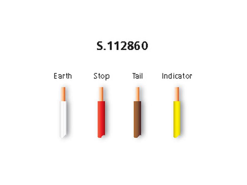 LED Farolim, Funções: 3, Traseiro / Travão / Pisca, Esq./Dt., 12-24V (S.112860)
