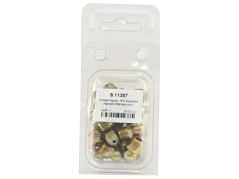 Agripak 20 un. Kit Copos Lub. met M10 Assorted (S.11357)