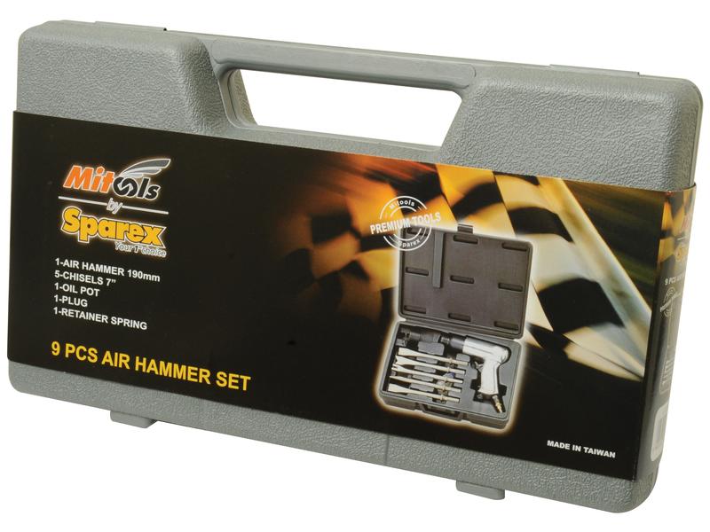 Jogo martelo pneumatico (9pcs.) (S.113812)