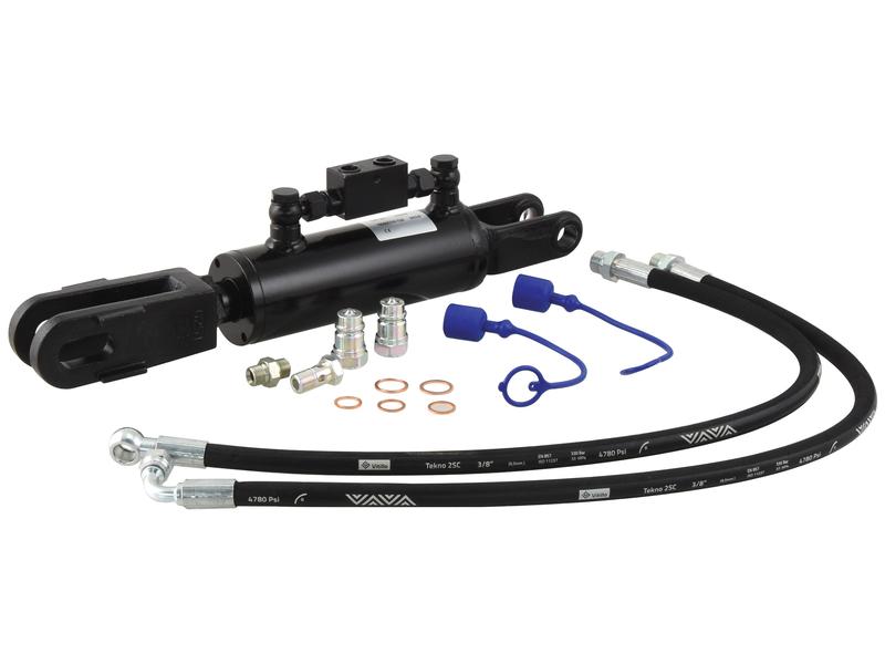 Braço Hidraulico (Fornecido com: Mangueiras) - Forquilha Furo Ø 22mm - Forquilha Furo Ø 23x50mm - Comprimento minimo: 480mm, Diametro interno Cilindro: 70mm. (S.113944)