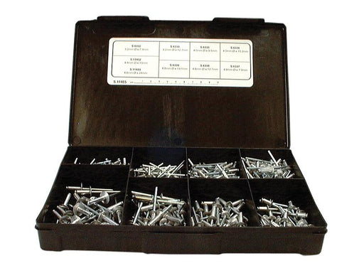 Sortido 295 un. Rebites POP 3.2 - 4.8 x 8 - 24mm (S.11465)