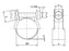 Mini abraçadeira, Diâmetro minimo8mm, Diâmetro máximo8mm (S.11466)
