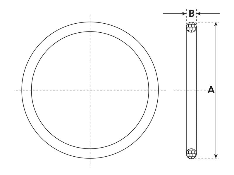 O'Ring 6'' (170mm) (borracha) (S.115045)