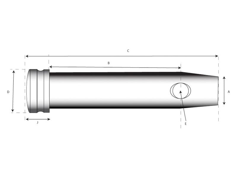 Cavilha 19x52mm Cat. 1 (Ø19mm) (S.115)