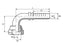 Dicsa Racord BSP 60° 1/4'' x 1/8'' Rosca fêmea 90° (S.116664)