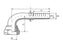 Dicsa Racord 24°/60° 3/8'' x M16 x 1.5 (10L) Rosca fêmea 90° (S.116890)