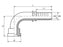 Dicsa Racord 3/4'' x 38.1mm (3000psi) 90° (S.116943)