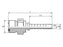 Dicsa ORFS Inserção de mangueira 1/2'' x 1'' Rosca dt Direita (S.116992)