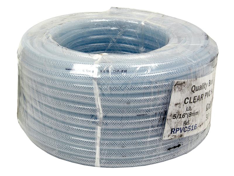 Tubo PVC reforçado, Ø int: 8mm (30Mmt) (S.11822)
