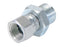 Adaptador hidráulico 3/8'' BSP Macho x 9/16'' JIC Fêmea giratória (S.11833)
