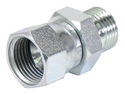 Adaptador hidráulico 1/2'' BSP Macho x 7/8'' JIC Fêmea giratória (S.11834)