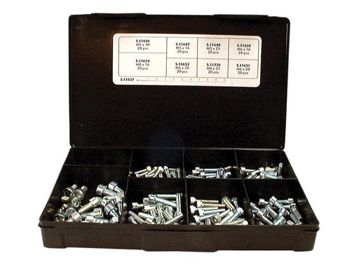 Cap Head Socket Screw, Tamanho da rosca: M5 - M8x10 - 30mm (DIN 912) (S.11837)