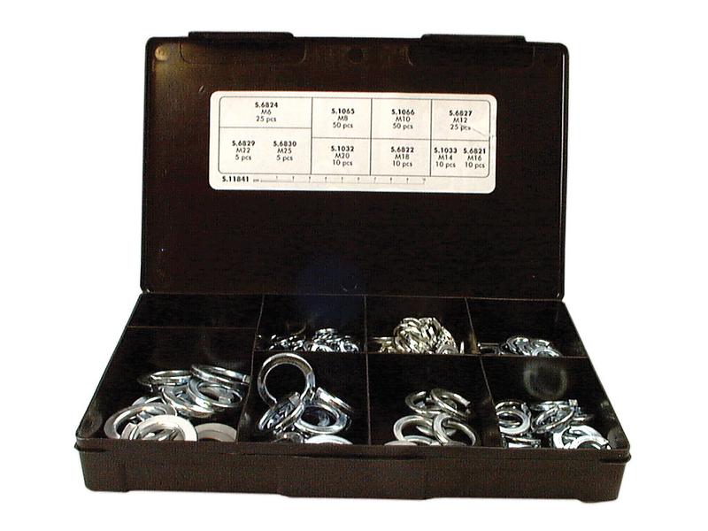 Sortido 200 un. Anilha mola M6 - 24 (S.11841)