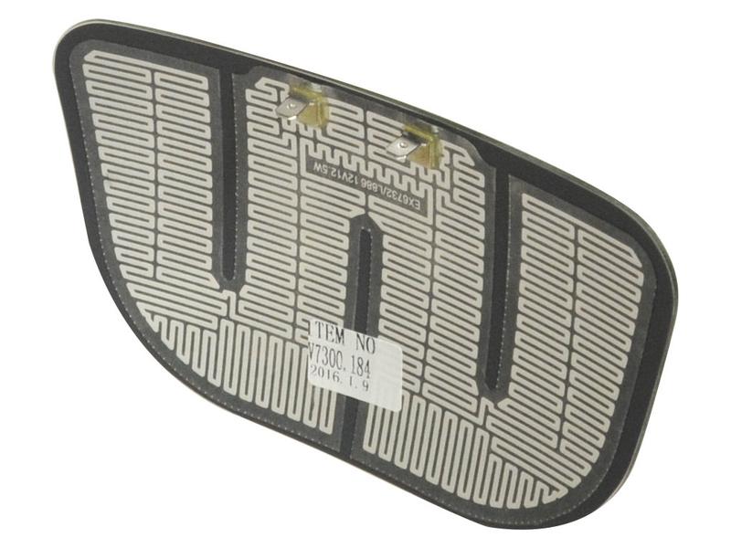 Vidro espelho - Rectangular, (Convexo - Heated), 115 x 190mm (S.118977)
